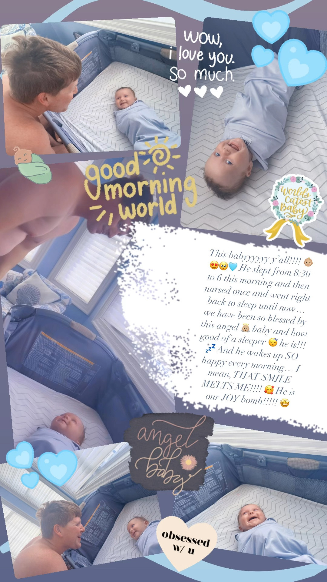 This babyyyyyy y’all!!!! 👶🏼😍🥹🩵 He slept from 8:30 to 6 this morning and then nursed once and went right back to sleep until now… we have been so blessed by this angel 👼🏼 baby and how good of a sleeper 😴 he is!!! 💤 And he wakes up SO happy every morning… I mean, THAT SMILE MELTS ME!!!! 🥰 He is our JOY bomb!!!!! 🤩

#LTKBaby #LTKTravel #LTKFamily