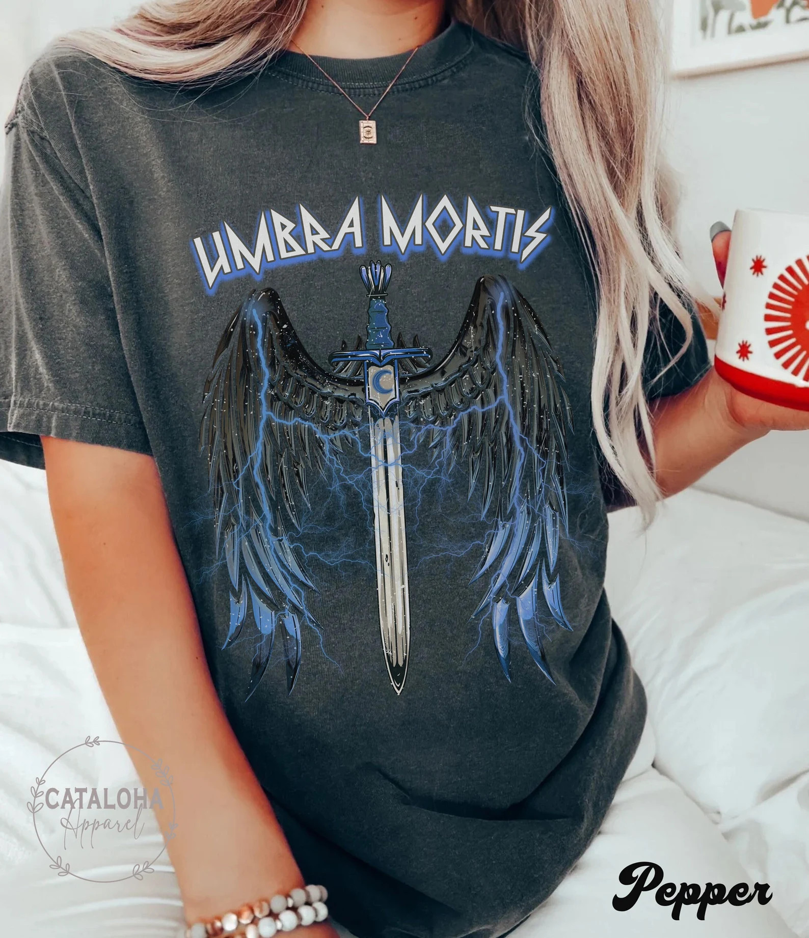 LICENSED, Comfort Colors, Umbra Mortis Hunt t-shirt, Bryce Danika Ruhn Danaan Rhysand, Sarah J Ma... | Etsy (US)
