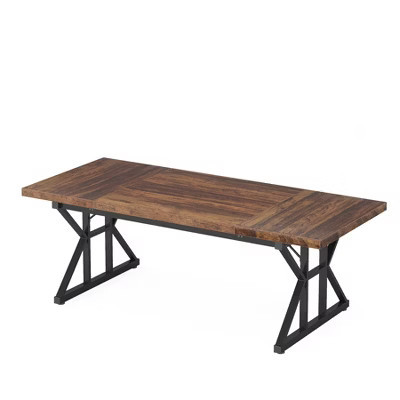 Itopfox Executive Desk, Large Computer Office Workstation, Modern Simple Style Laptop Study Writing Table Business Furniture for Home Office | Target