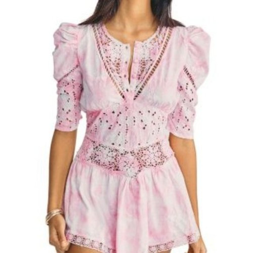 LoveShackFancy Divine Dress in Pink Party Hand Dye Size 6 Excellent Condition  | eBay | eBay US