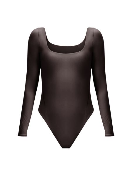 Wundermost Ultra-Soft Nulu Square-Neck Long-Sleeve Bodysuit | lululemon (CA)