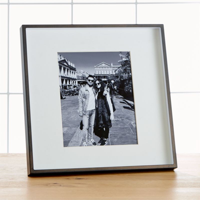 Brushed Antique Bronze 8x10 Frame + Reviews | Crate and Barrel | Crate & Barrel