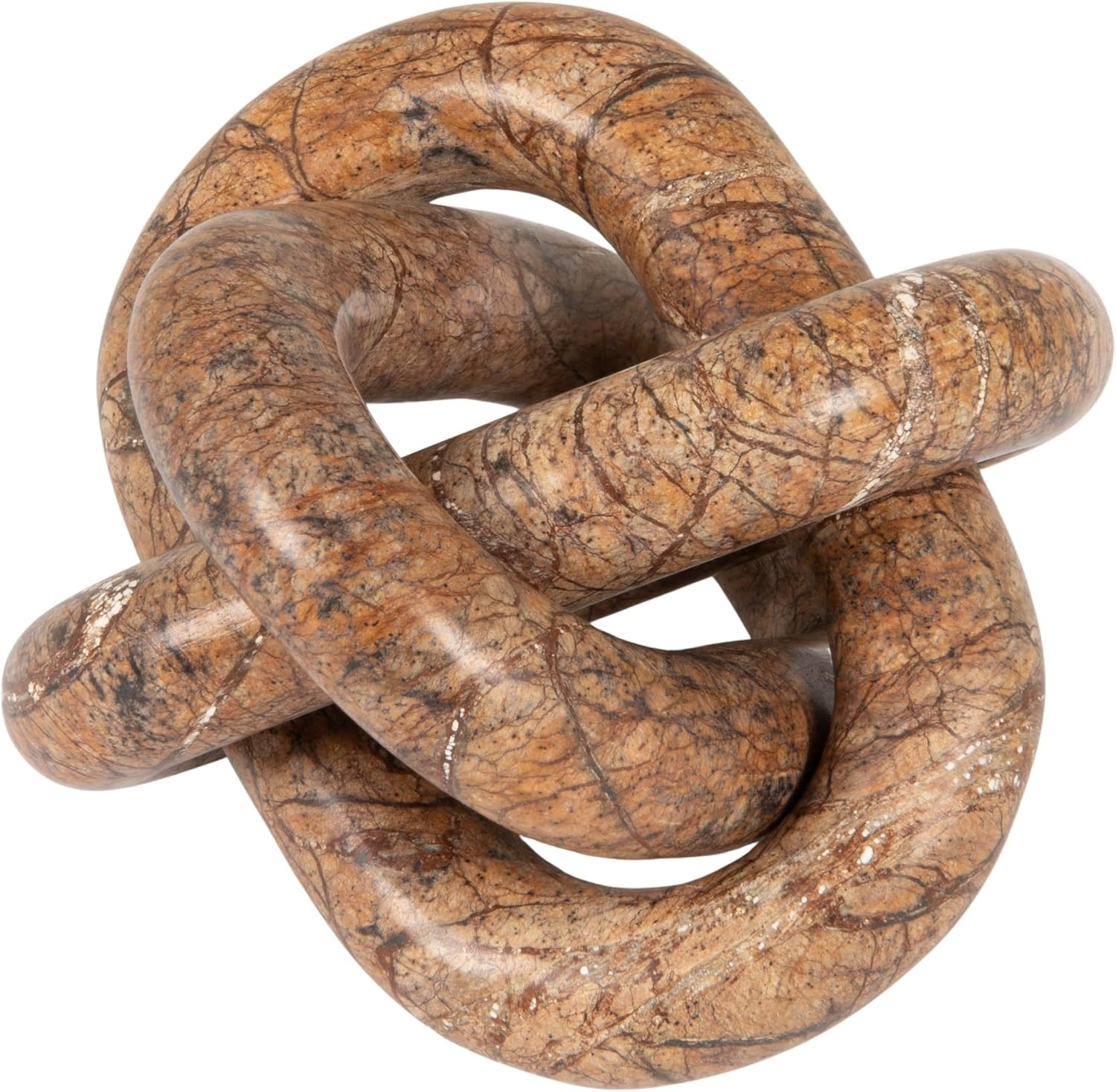 Bloomingville Marble Chain Link, Brown | Amazon (US)