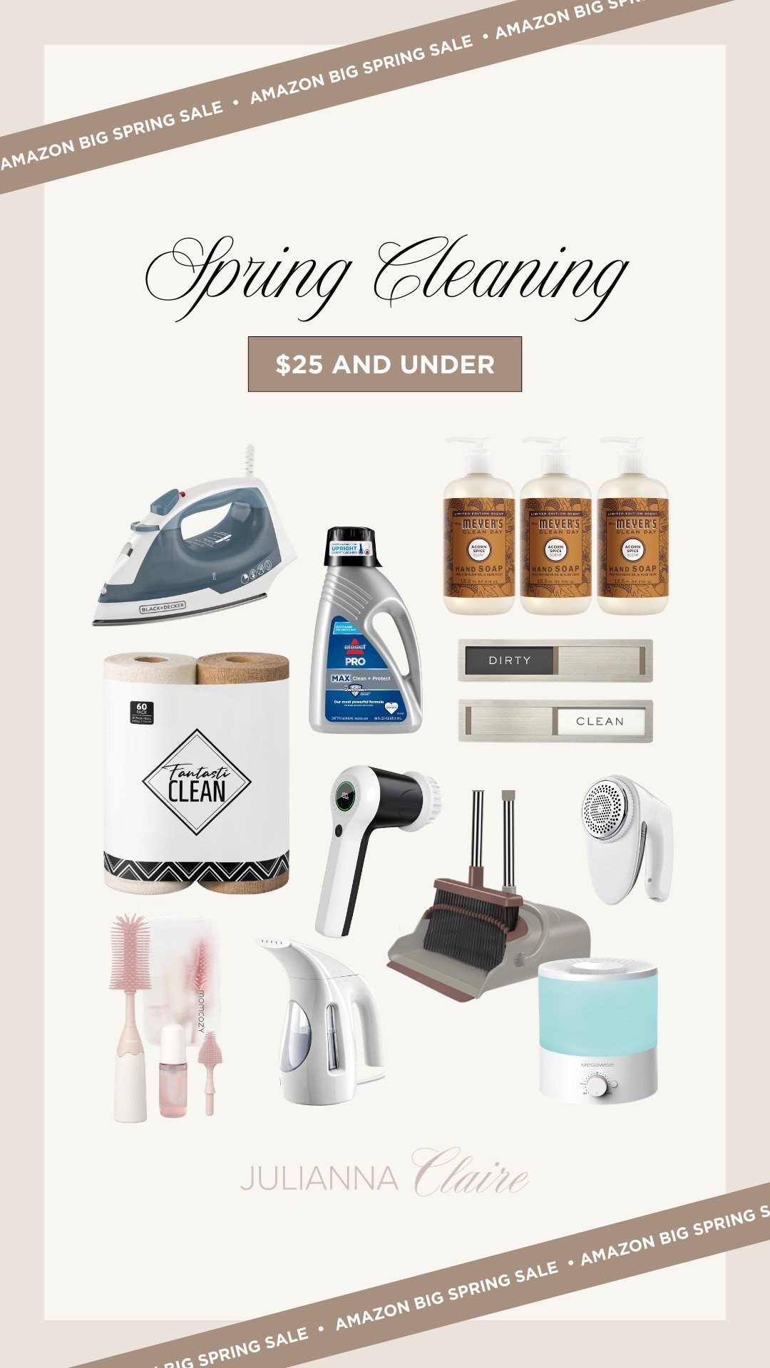Amazon big spring sale finds: spring cleaning essentials $25 and under! 

#LTKHome #LTKSaleAlert