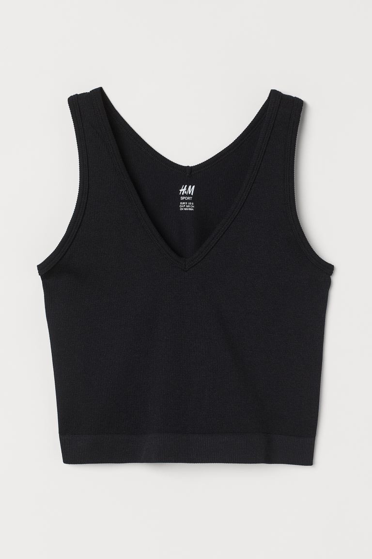 Seamless Sports Crop Top | H&M (US + CA)