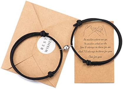 Tarsus Couple Bracelet Set Vows of Eternal Love Jewelry Gifts for Couple Bestfriend | Amazon (US)
