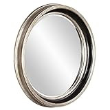 Howard Elliott 53066 Cole Round Mirror, Champagne with Silver Leaf | Amazon (US)