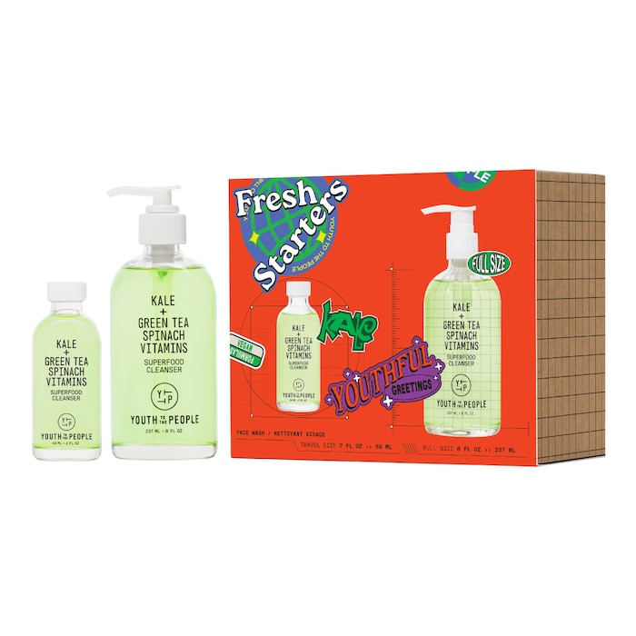Fresh Starters Superfood Cleanser Home & Away Set - Youth To The People | Sephora | Sephora (US)