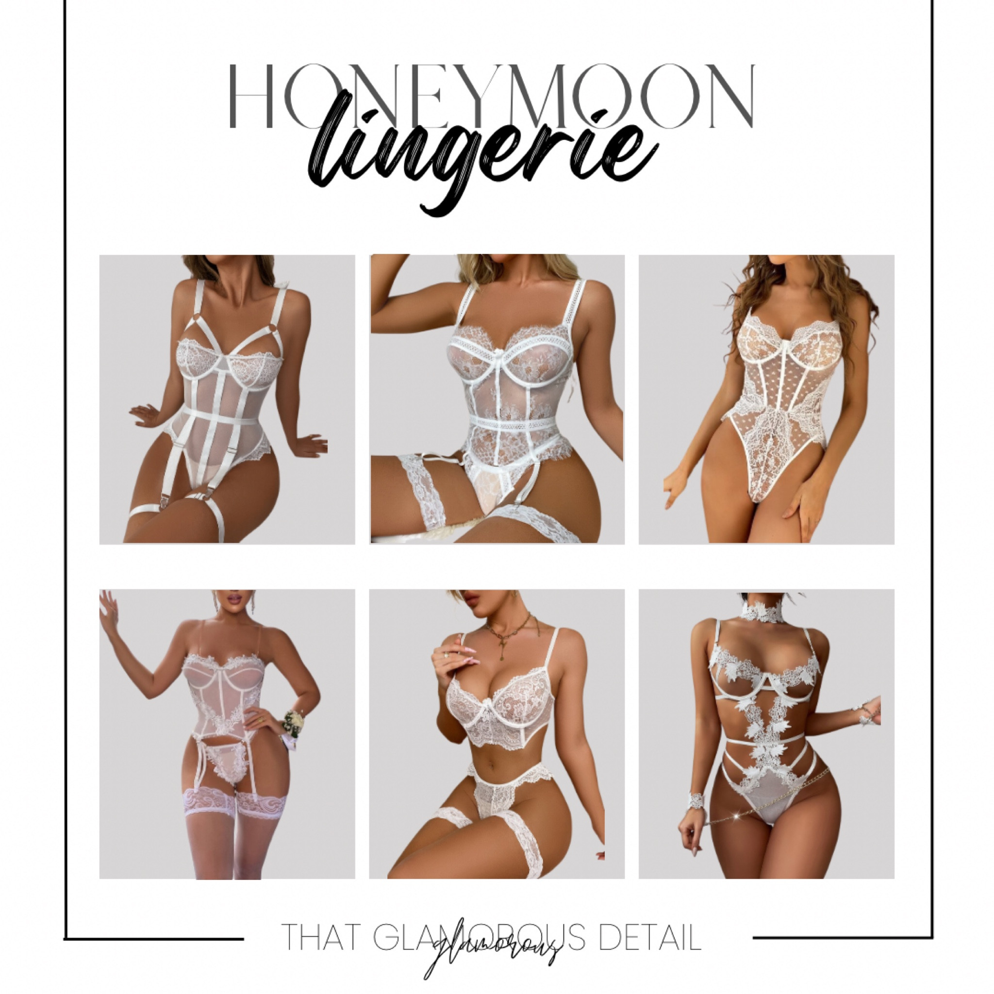 Attention all my BRIDES TO BE… Don’t forget in the mix of all the planning; to purchase your Honeymoon Lingerie! I am so sure he is dying to meet the new Mrs. 

Follow for more wedding finds! 

#weddinglingerie #whitelingerie #bridetobe #honeymoon #misstomrs. #bridalshower #bacheloretteparty #bridalmusthaves  

#LTKunder50 #LTKstyletip #LTKwedding