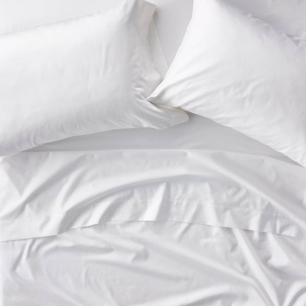 King 600 Thread Count Sateen Sheet Set White - Casaluna\u2122 | Target