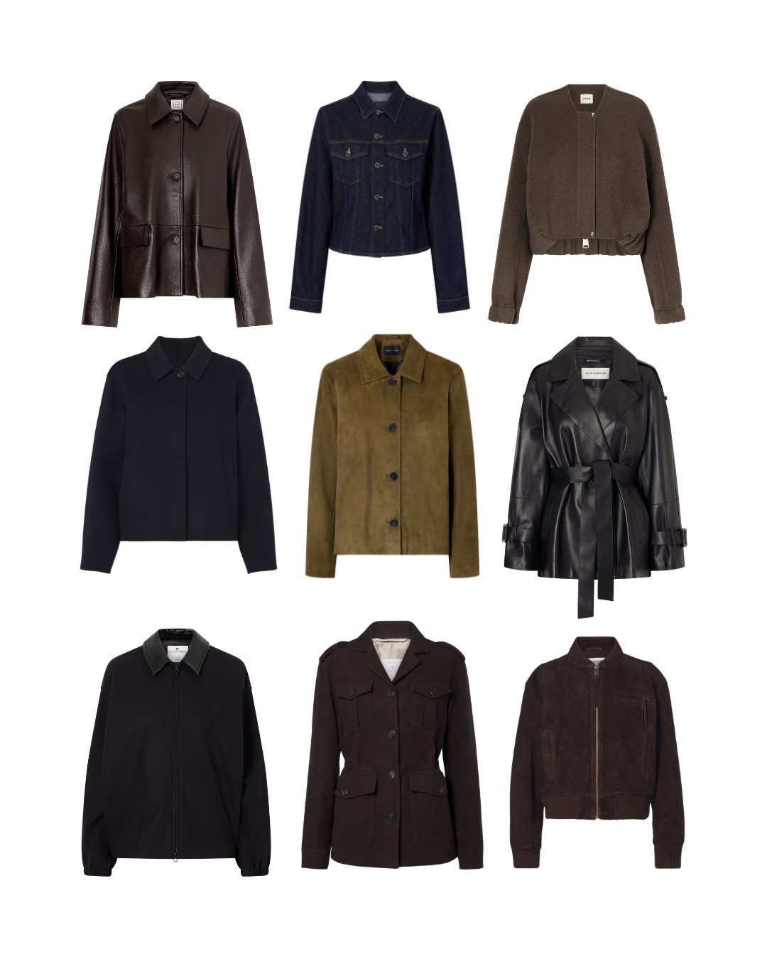 The fall jacket edit 🤎 Easy layers in leather, suede, denim and wool that instantly make an outfit look polished. 

#LTKStyleTip #FallJackets #FallStyle #FallFashion #PreFallStyle #JacketSeason #ElevatedBasics #MinimalistStyle #FallWardrobe #LTKFashion

#LTKootd #LTKSeasonal