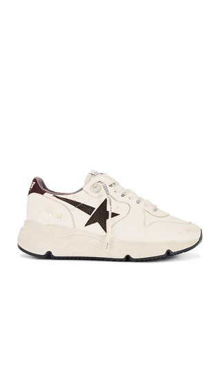 Running Sneaker in White & Bordeaux | Revolve Clothing (Global)