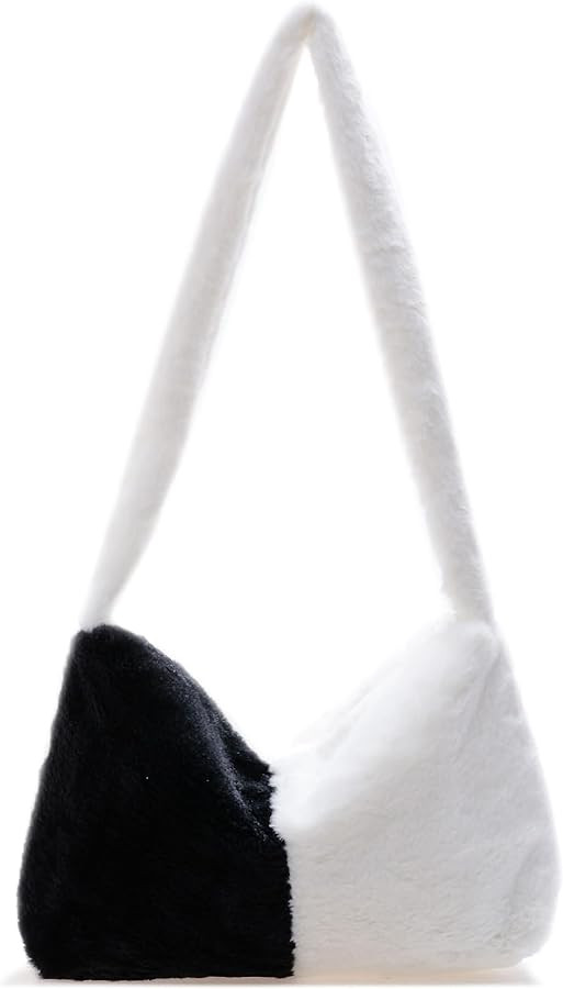 ALUWU Fluffy Tote Bag for Women Girls Fuzzy Shoulder Bag | Amazon (US)