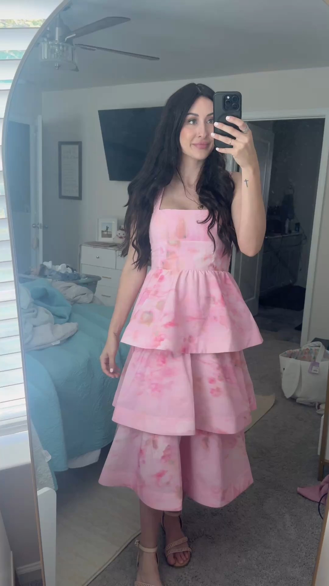 How beautiful is this Gianni Bini dress?! The pastel pink is perfect for spring and summer style! 💕 #summerstyle #springstyle #dress 

#LTKStyleTip #LTKBeauty #LTKSeasonal