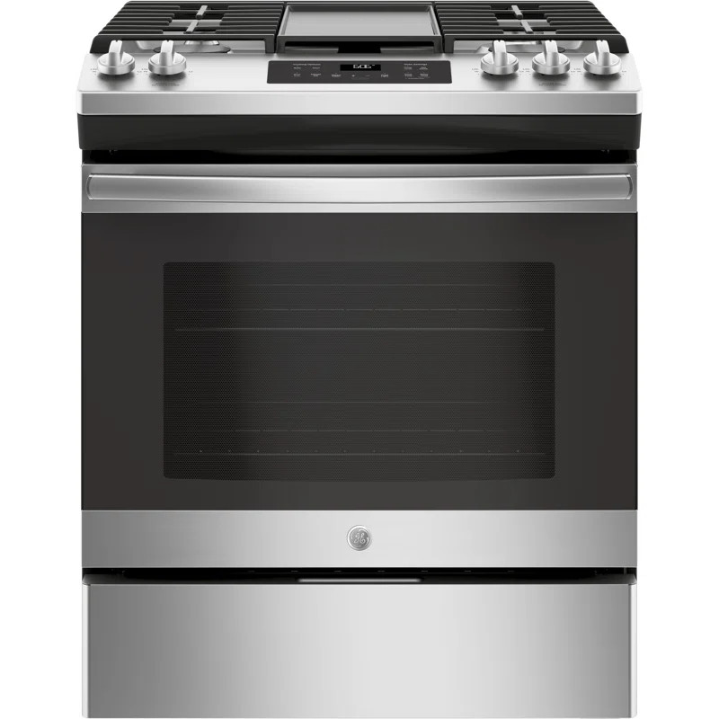 30" 5.3 cu ft. Slide-in Gas Range with Griddle | Wayfair North America