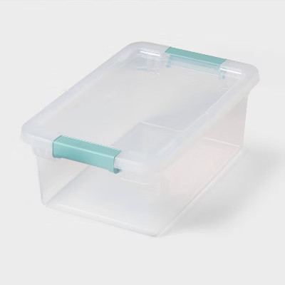 15qt Clear Storage Bin with Latches - Brightroom™ | Target