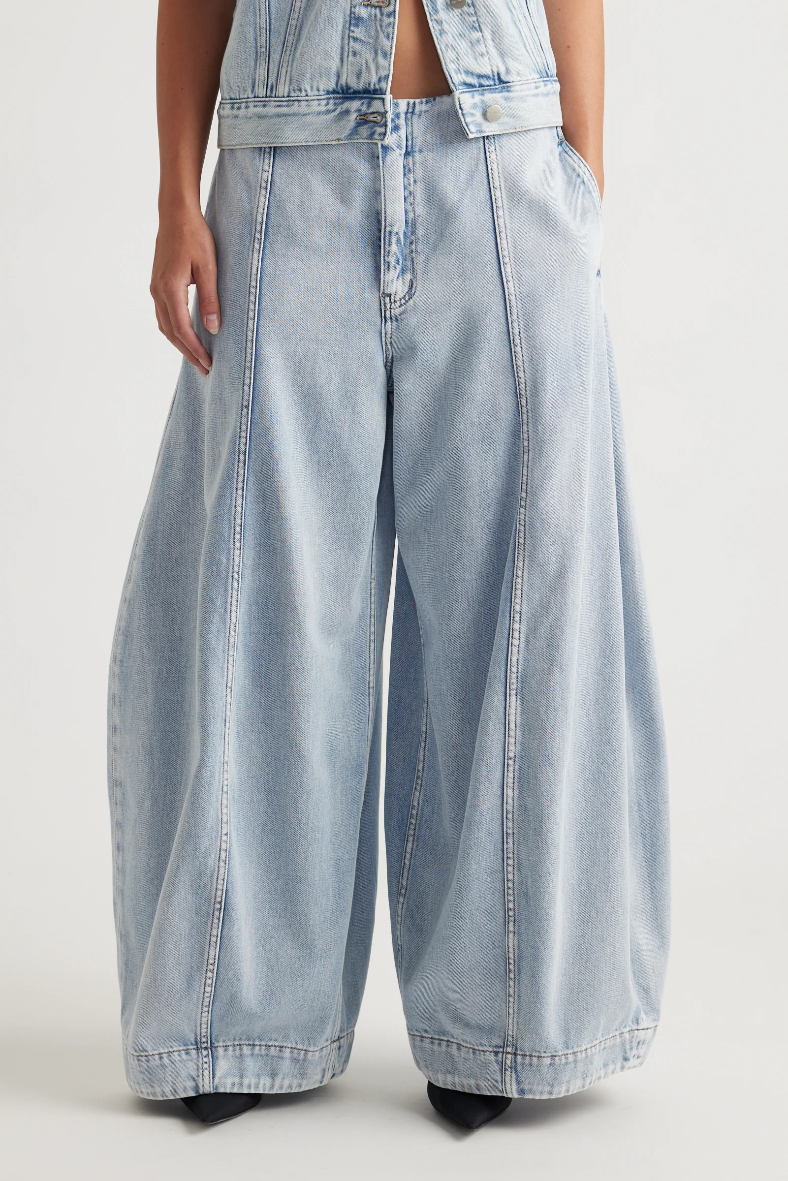 Paloma Balloon Jean - Alaska Blue | DECJUBA
