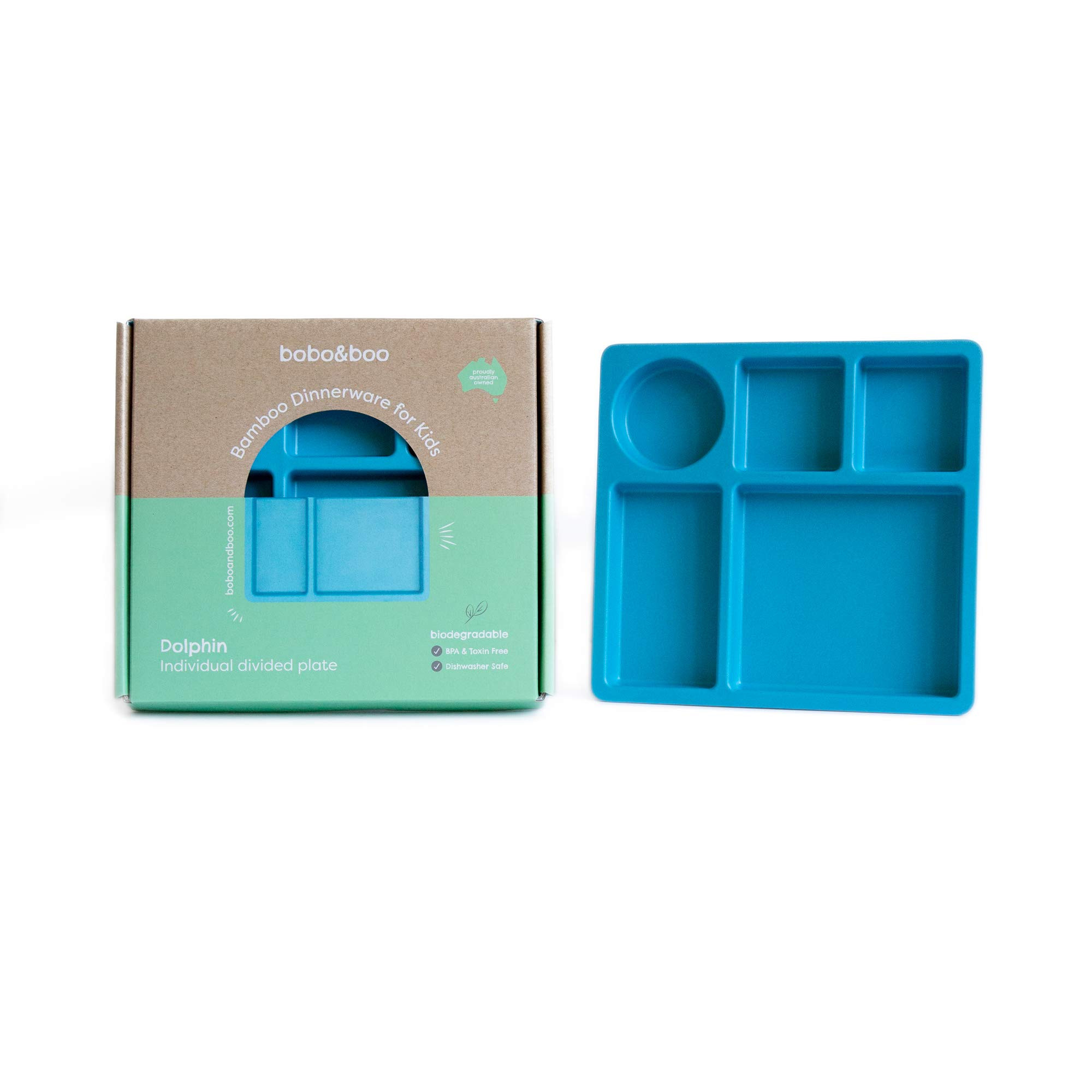 bobo&boo Bamboo Kids Divided Plate, Sectioned Toddler Plate, Children’s Compartment Plates, 5 P... | Amazon (US)