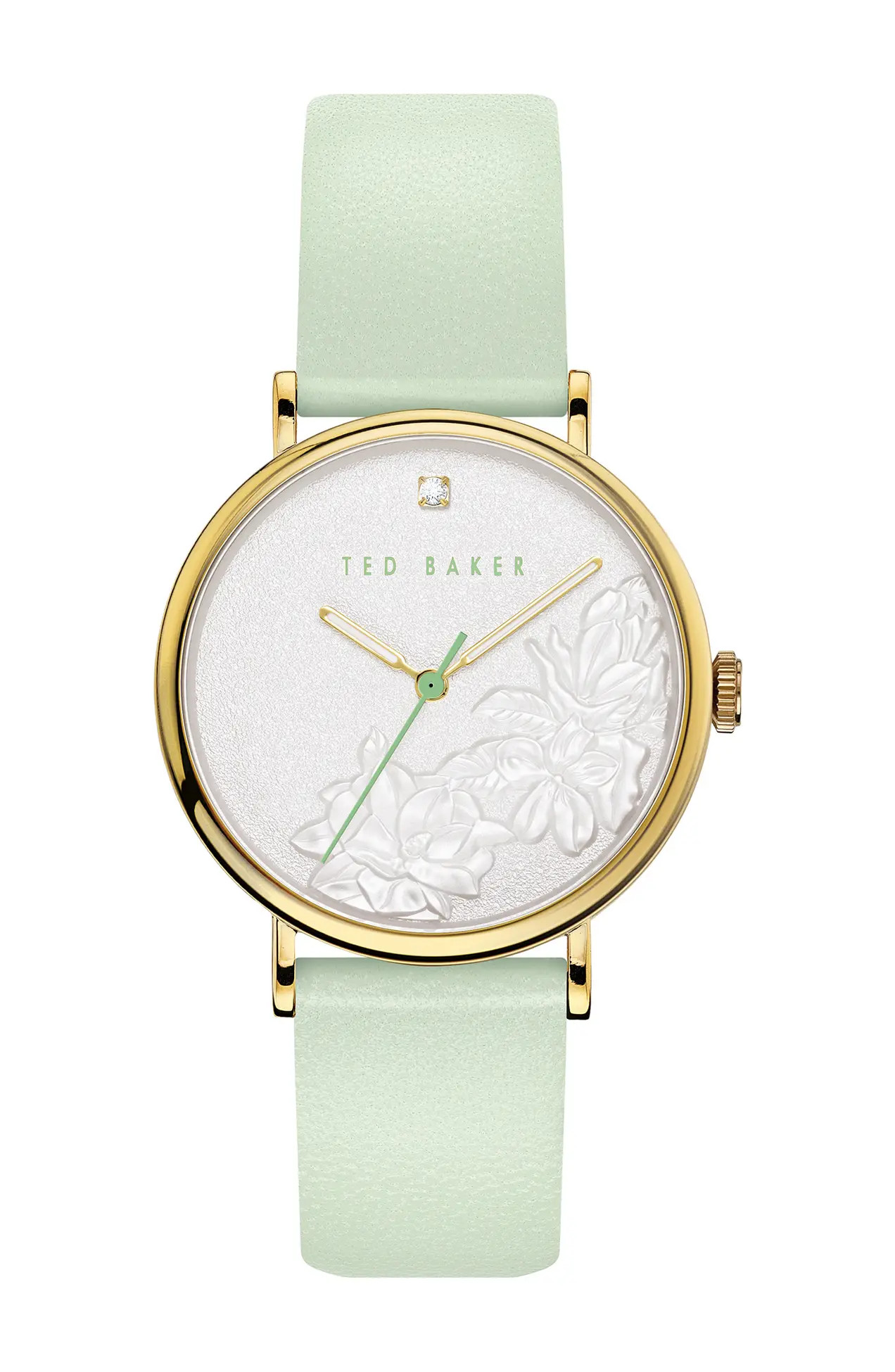 Ted Baker London | Women's Phylipa Flowers Leather Strap Watch, 37mm | Nordstrom Rack | Nordstrom Rack