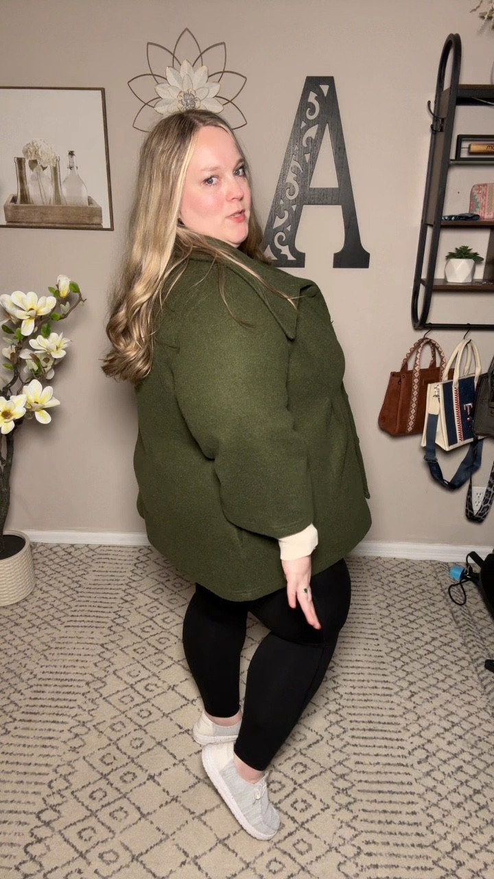 most plus size jackets can look stiff or boxy 🩷 this one flares softly and actually gives shape without clinging ✨ it’s flattering open or closed and i’m wearing my true size.

plus size jacket, flared sleeve coat, curve friendly outerwear, flattering plus size layer, everyday fall jacket


#LTKootd #LTKSeasonal #LTKPlusSize