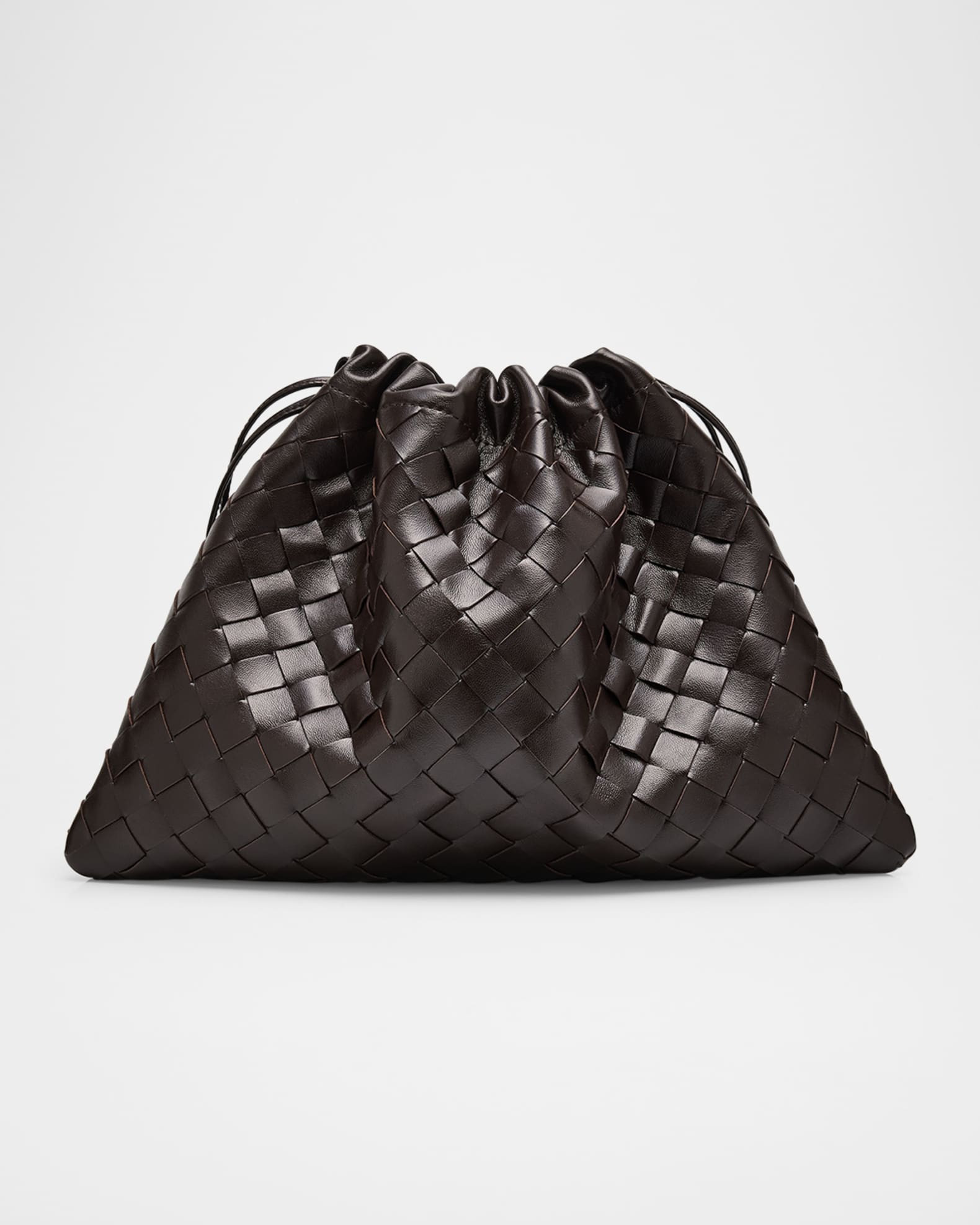 Medium Leather Pouch Bag | Neiman Marcus
