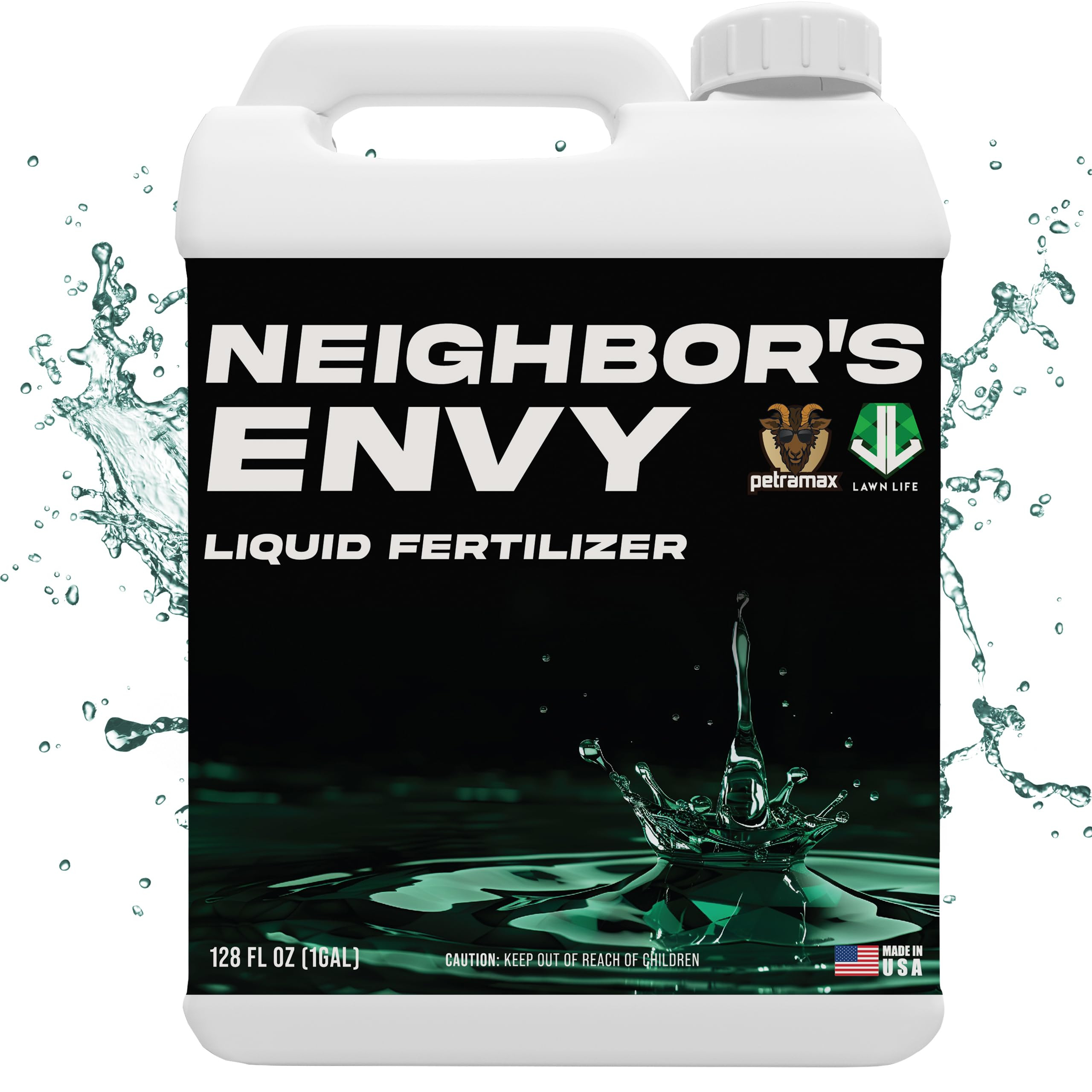 PetraMax Neighbor’s Envy Grass Fertilizer for Lawn & Garden, 1 Gallon Covers up to 16,000 sq.ft... | Amazon (US)