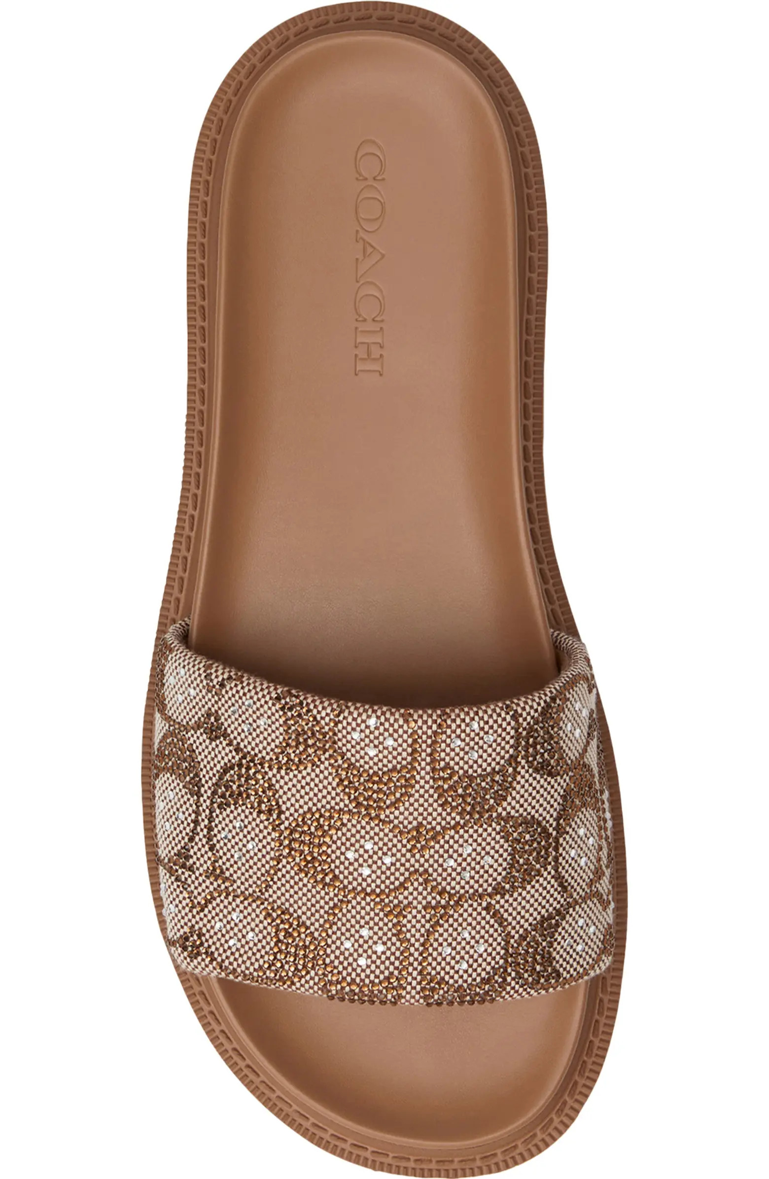 Brynn Signature Crystal Jacquard Slide Sandal (Women) | Nordstrom