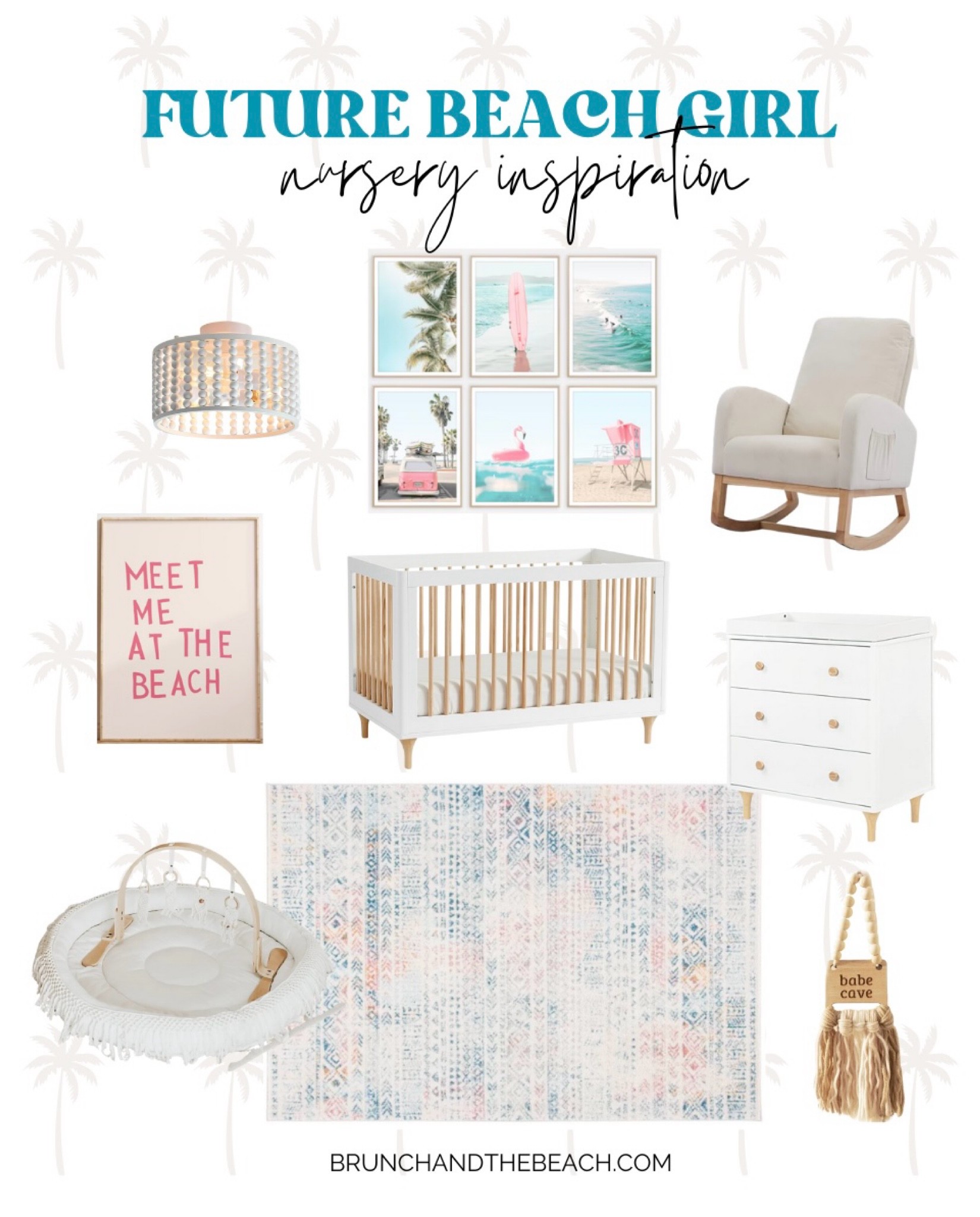 Beach girl nursery inspiration 👙🐚🌊🥥🌴

#LTKBaby #LTKFindsUnder100 #LTKHome