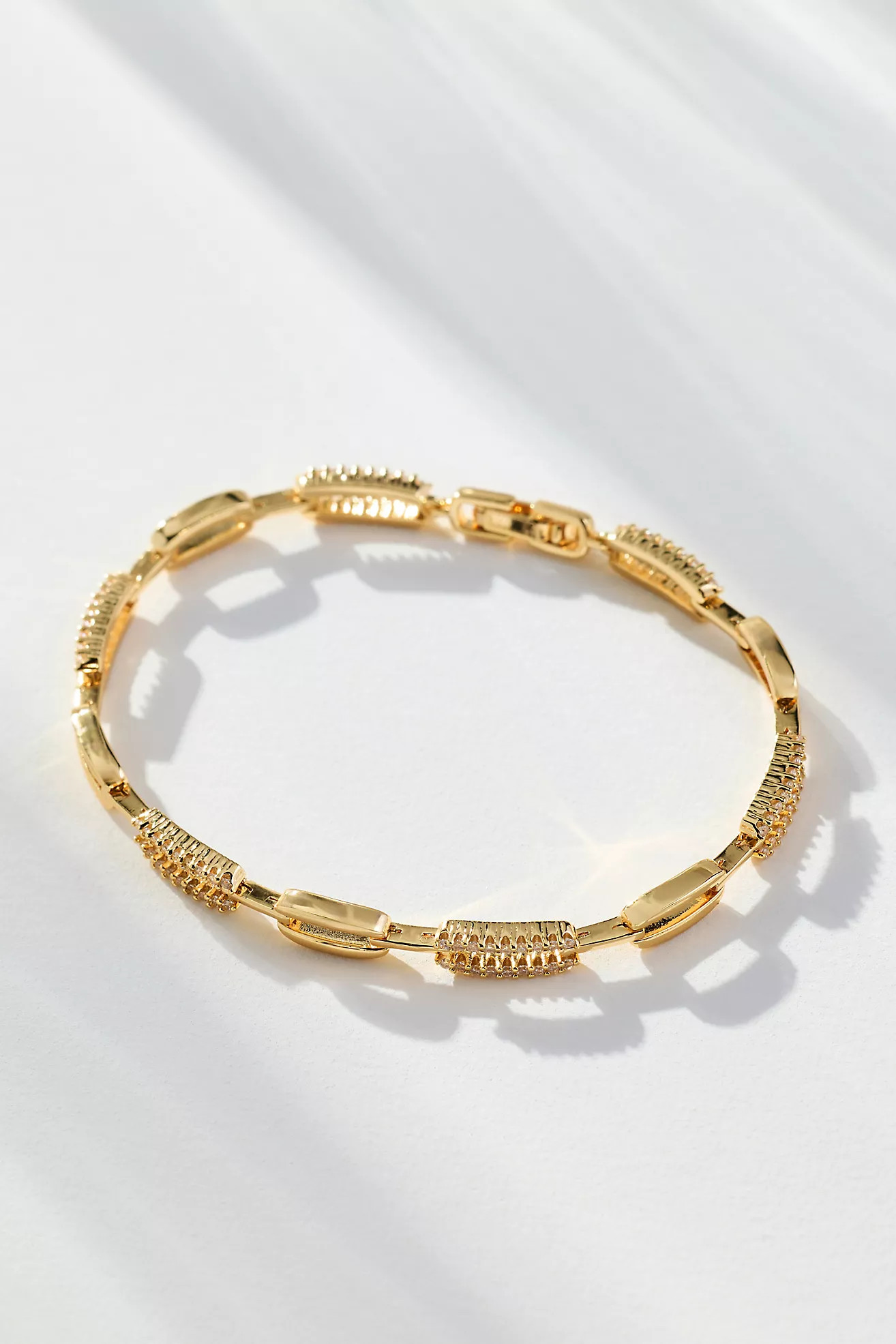 Paperclip Tennis Bracelet | Anthropologie (US)