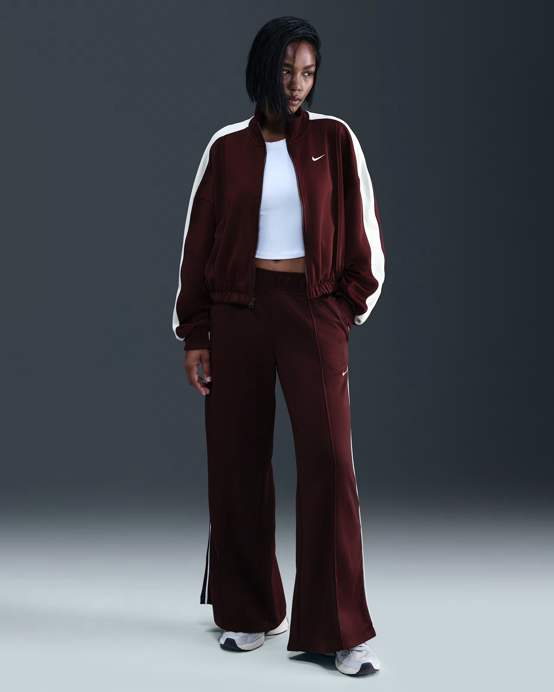 Nike Sportswear Women's Mid-Rise Wide-Leg Track Pants | Nike (US)