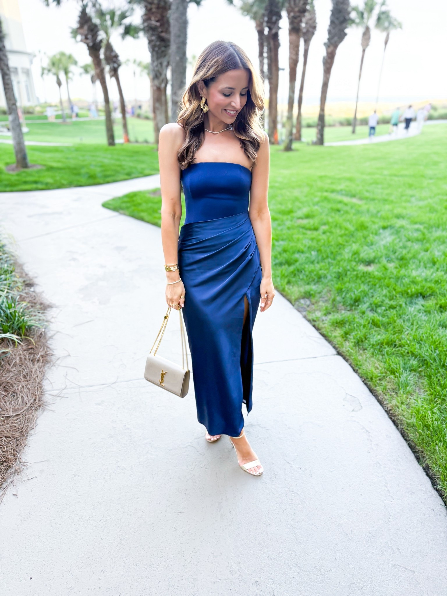Our 10 year wedding anniversary! Cocktail maxi dress in XXS petite. Spring wedding guest. Summer wedding guest. Party dress. Date night dress. YSL Kate clutch. Gold Louboutins.


#LTKootd #LTKPetite #LTKWedding