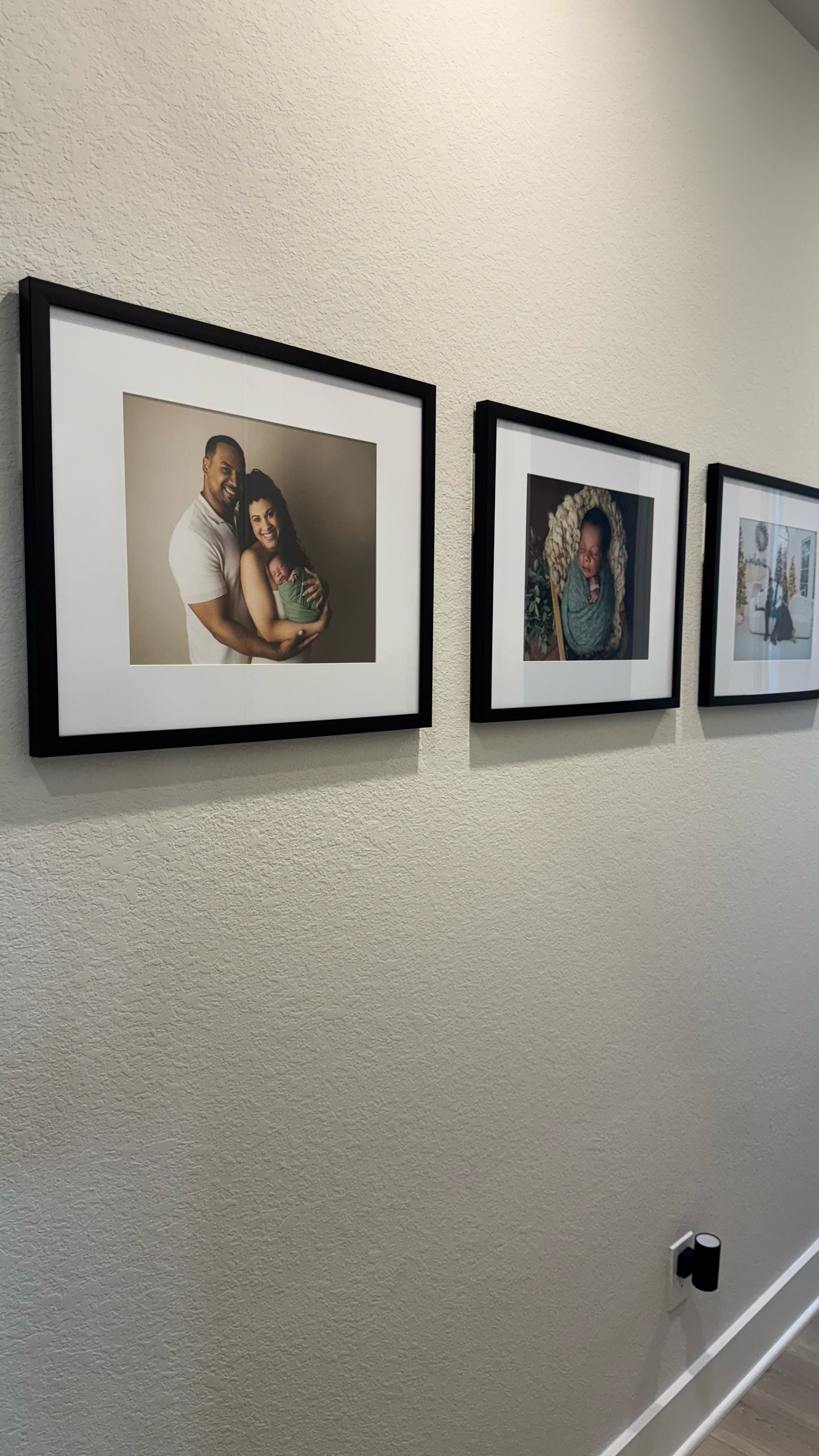 Completely loving our hallway with our gallery frames from Michael’s. The size was perfect for what we needed  