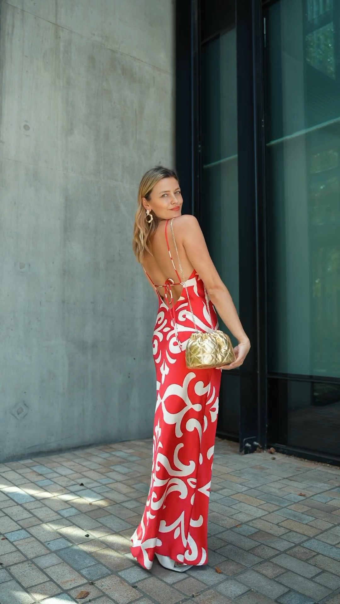 Red floral dress, halter neck dress, floral corsage, corsage dress, maxi dress, red dress, wedding guest dress, gold bag, quilted bag, chain bag, Mango, Club L London, ASOS, Charles & Keith

#LTKwedding #LTKstyletip #LTKeurope