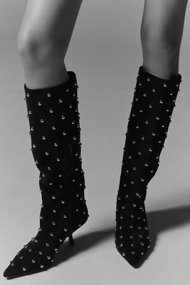 Jeffrey Campbell Studded Knee-High Boots | Anthropologie (US)