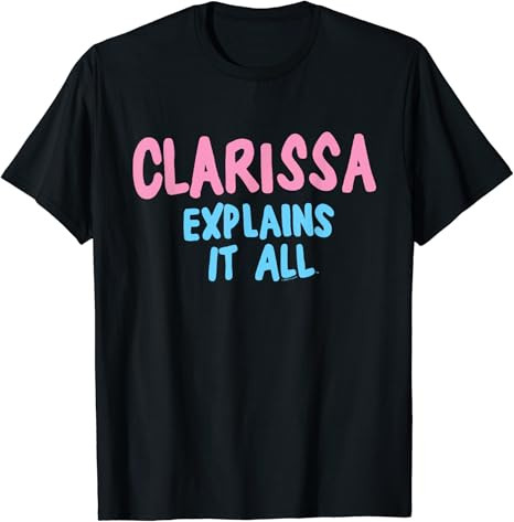 Clarissa Explains It All 2 Color Logo T-Shirt | Amazon (US)