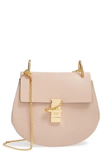 Chloe Drew Leather Shoulder Bag - Pink | Nordstrom