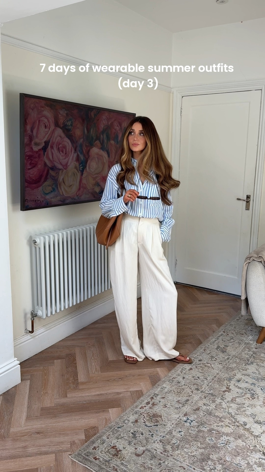 7 days of wearable summer outfits (day 3) 

White wide leg darted trousers and a blue stripe linen shirt! Perfect summer outfit and would also work for the office too! 

I’m 5’7 for reference!

#LTKuk #LTKsummer #LTKworkwear