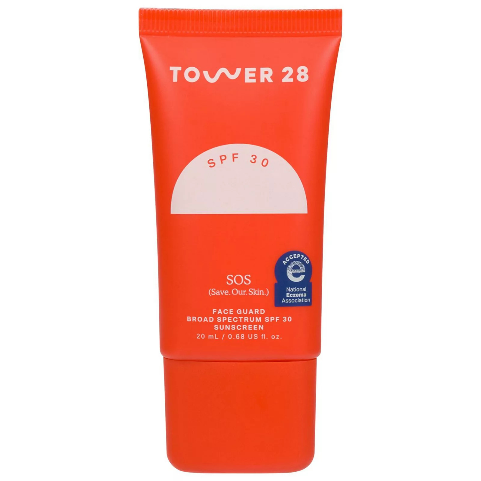 Tower 28 Beauty SOS FaceGuard SPF 30 Mineral Sunscreen, Size: .68Oz, Beige | Kohl's