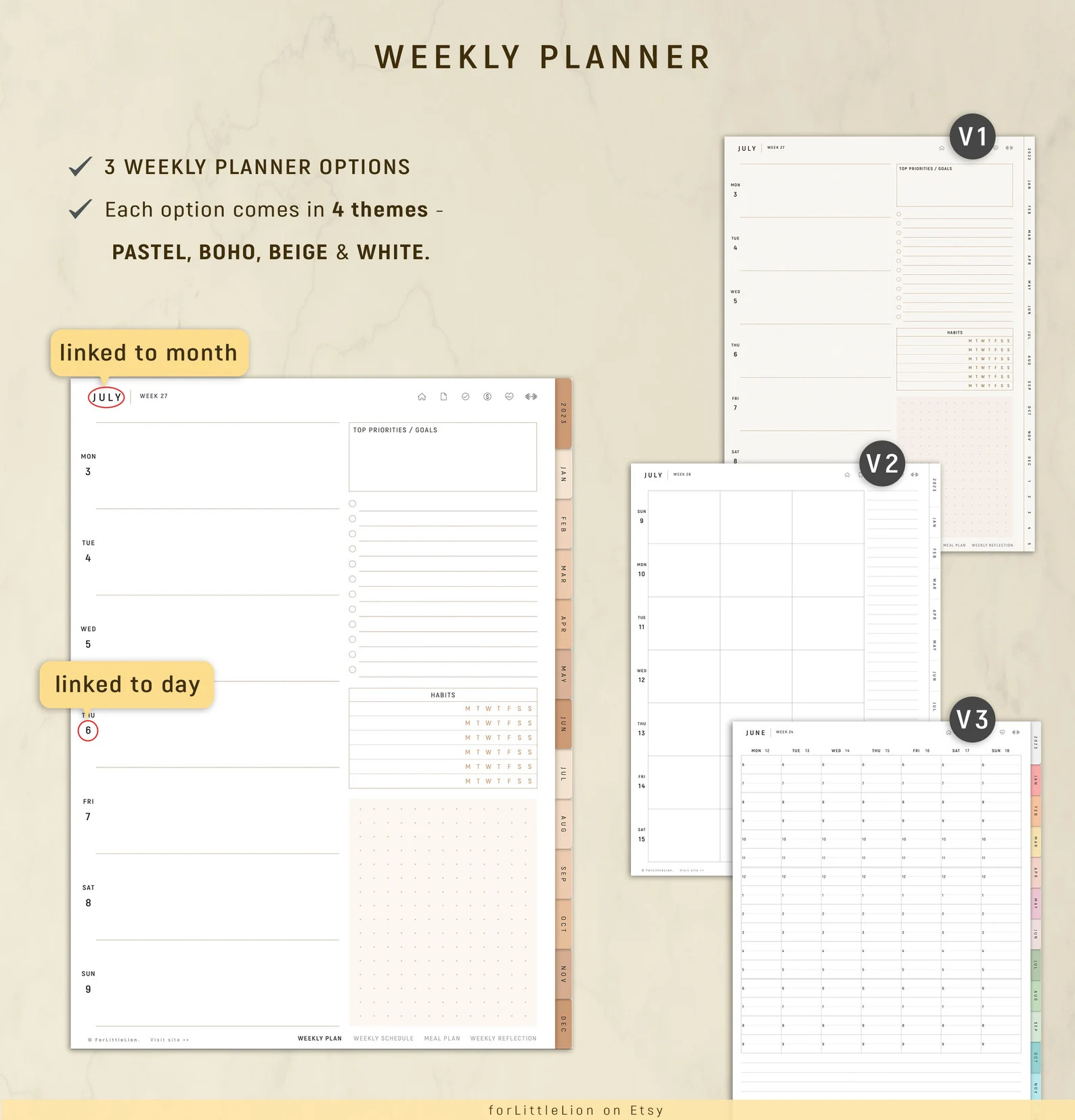 Digital Planner Goodnotes Planner PREMIUM Daily Planner - Etsy | Etsy (US)