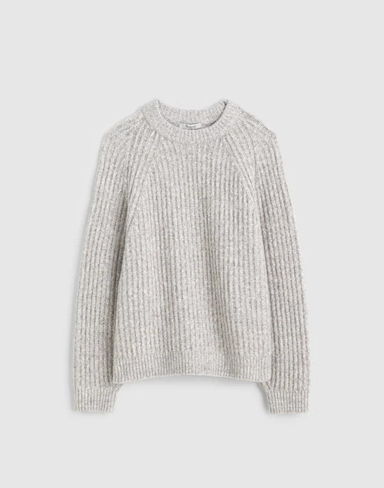 Ribbed Cotton-Blend Sweater | Madewell