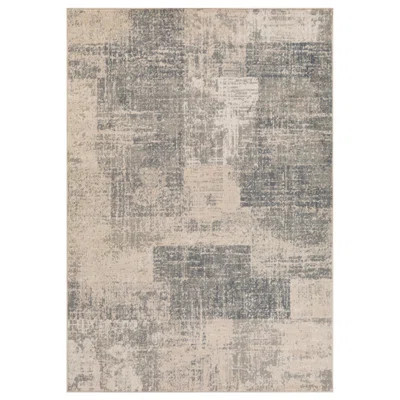 8' X 10' Light Blue Abstract Power Loom Area Rug | Wayfair North America