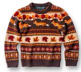 Fox and Foliage Kids Sweater | Kiel James Patrick