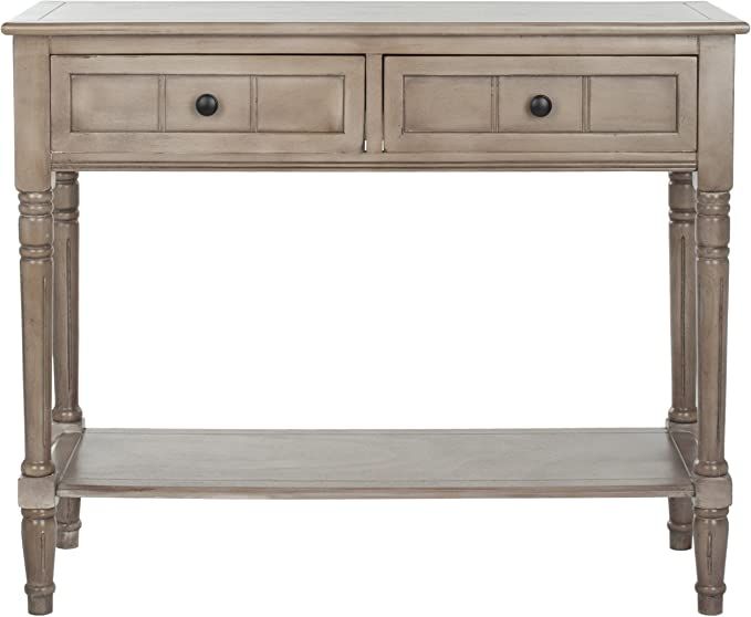 Safavieh American Homes Collection Samantha Vintage Grey 2-Drawer Console Table | Amazon (US)