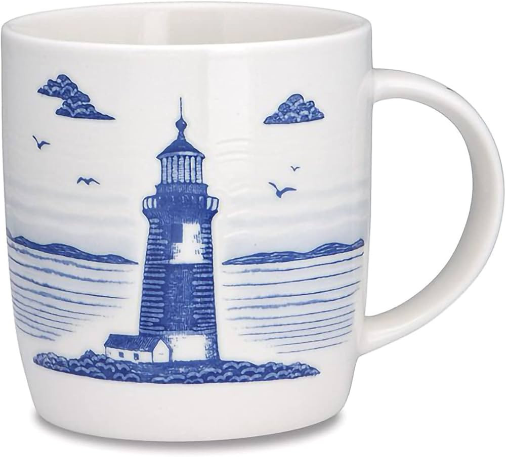 Cape Shore Atlantic Coffee Tea Mug Cup, Lighthouse Gifts for Birthday Christmas, 14 Oz | Amazon (US)