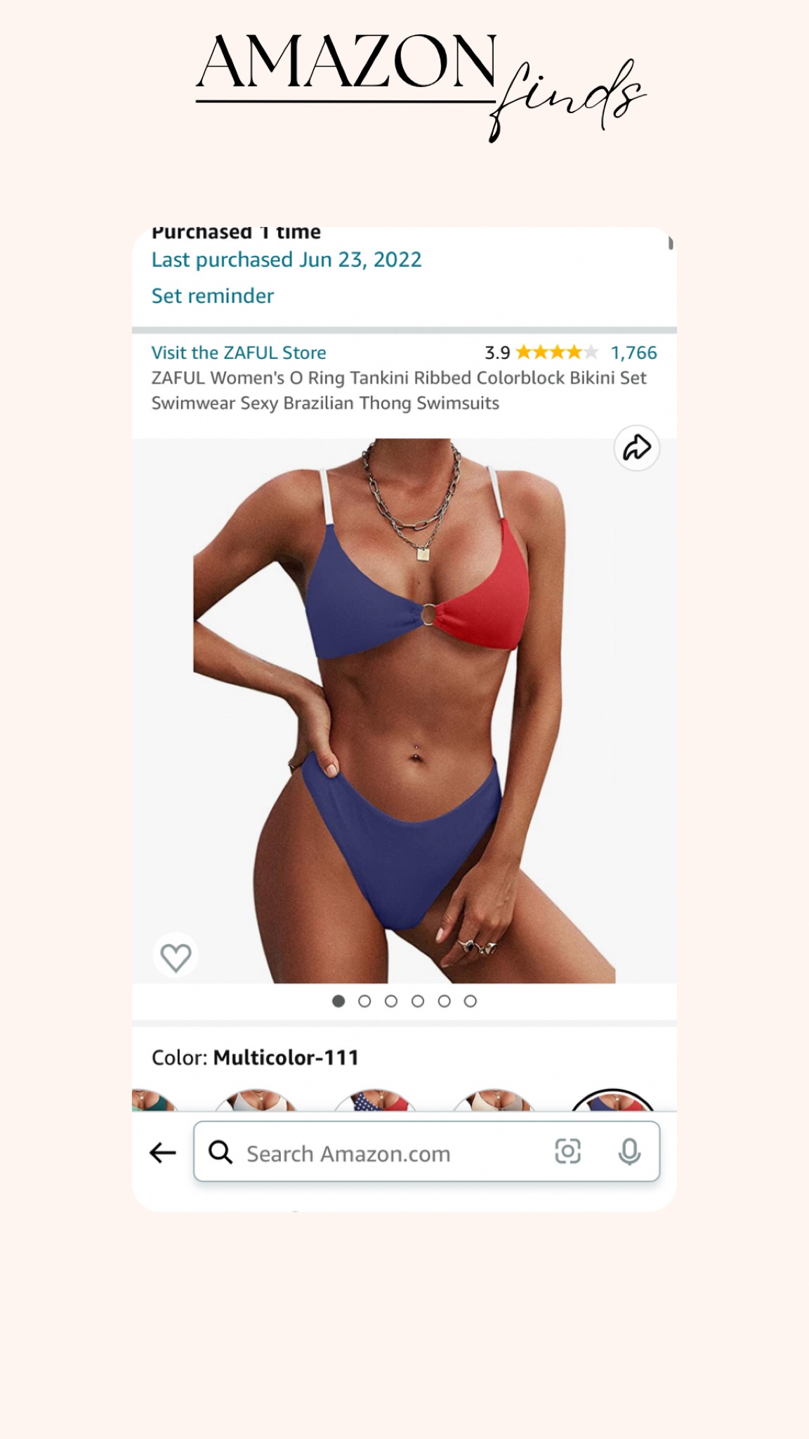 Fourth of July swim from amazon 

#LTKSeasonal