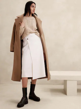 Nadia Cable Sweater | Banana Republic (CA)