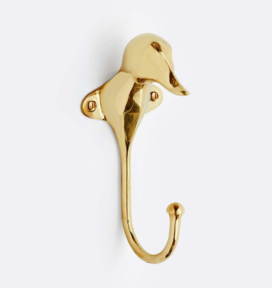 Animal Cast Brass Hook | Rejuvenation