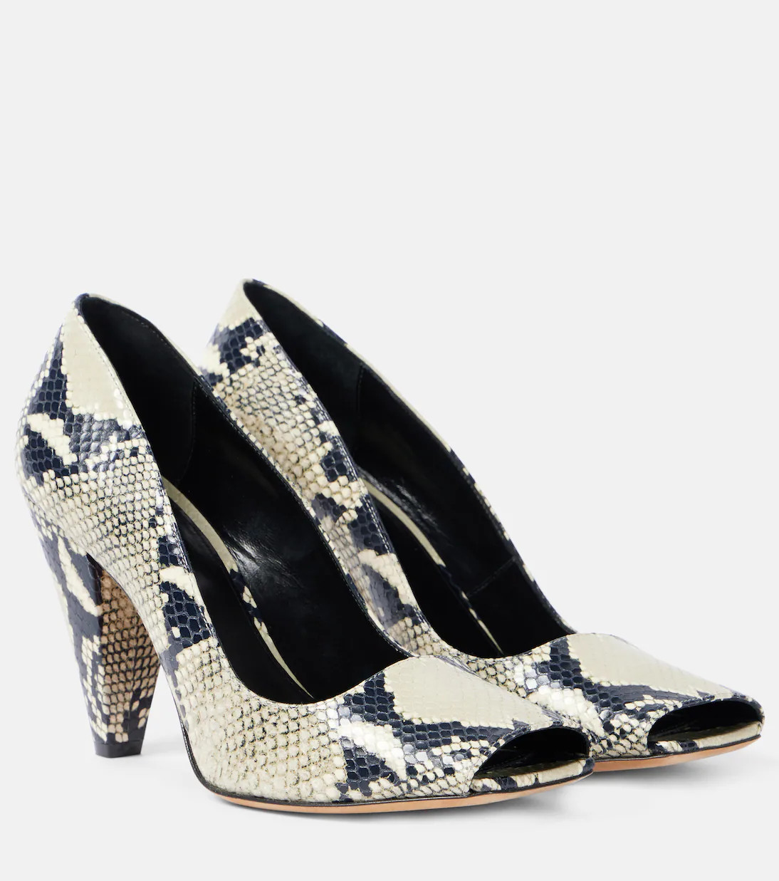 Cedar snake-effect leather pumps | Mytheresa (UK)
