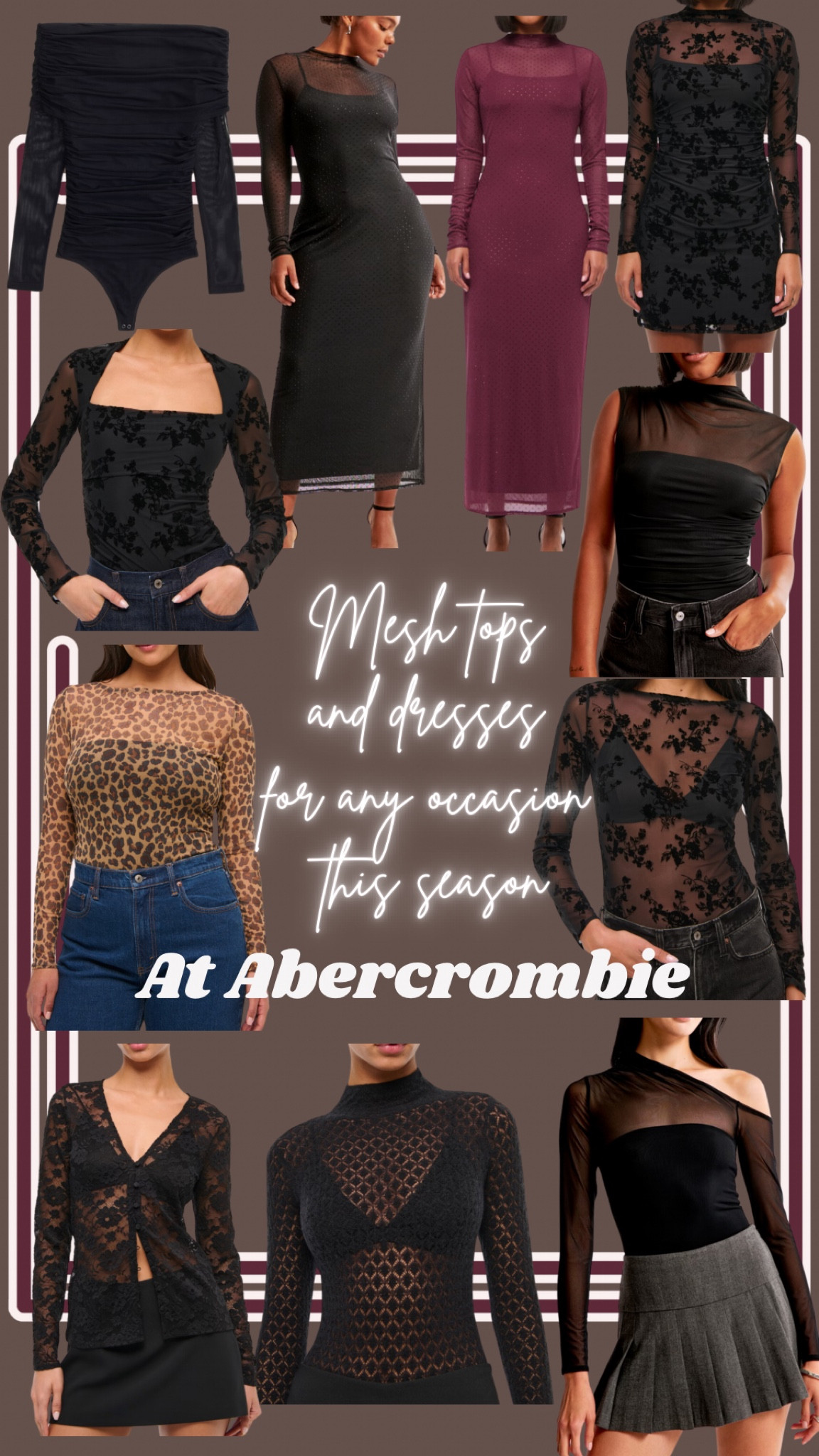 Women’s mesh tops and dresses perfect for any occasion this season 

#LTKSeasonal #LTKHoliday #LTKStyleTip