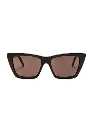 Saint Laurent Mica Sunglasses in Black | FWRD | FWRD 